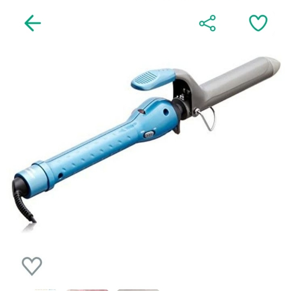 BaBybliss Professional ceramic curling iron 1¼ inches. Brand new box is damaged.